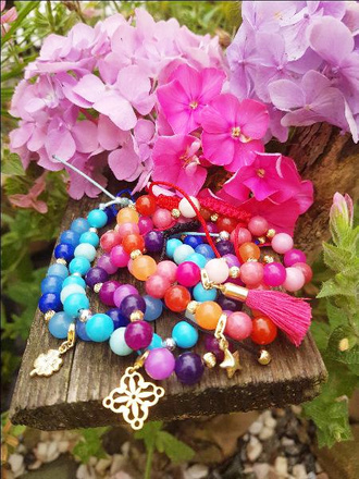 BR951 zawieszka czerwony chwost do bransoletki