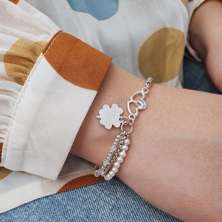 1126 Bransoletka z grawerem kryształów SWAROVSKI ELEMENTS