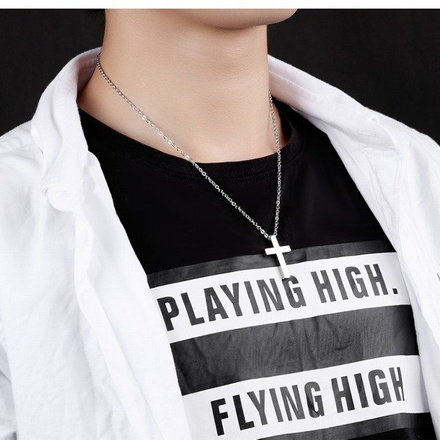 NK599/882 NASZYJNIKI dla pary krzyżyki