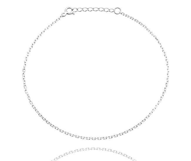 Bransoletka na nogę srebrna ankier 050 1779/13