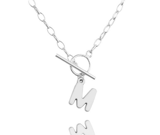 1245/6 naszyjnik srebrny 925 grubszy łańcuszek z koniczynką grawerowany