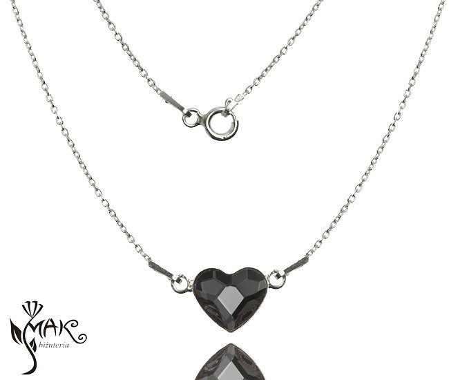 NK552 NASZYJNIK SWAROVSKI 10 MM jet