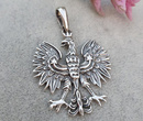 480/177 wisiorek srebrny w kształcie orła, orzeł, godło