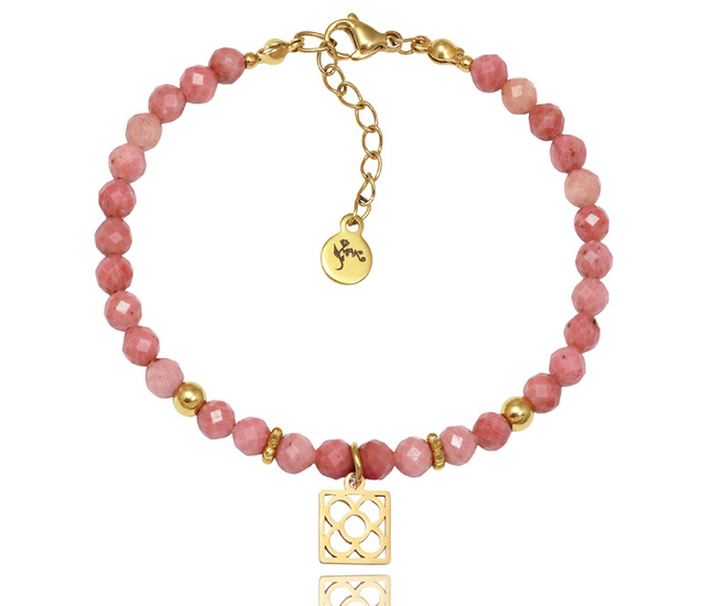 1728/36 bransoletka damska  rodonit