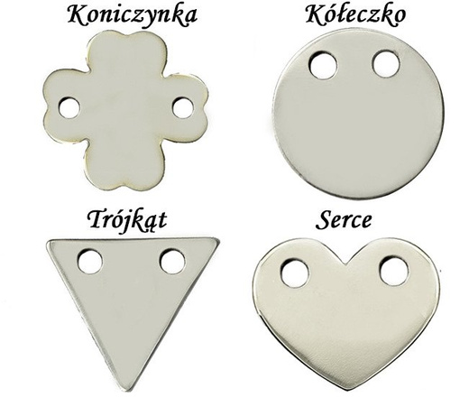 BR900 BRANSOLETKA Z GRAWEREM sznurek infinity Swarovski Elements koniczynka