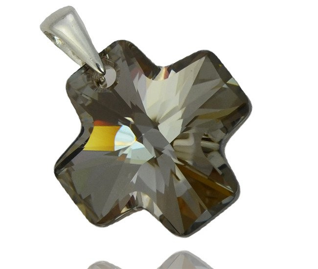 371 KRZYŻYK  Z KRYSZTAŁU  SWAROVSKI ELEMENTS ŚREDNI