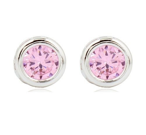 KOL599/299 KOLCZYKI BIAŁE ZŁOTO CYRKONIE