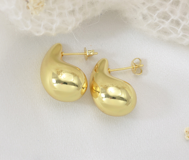 Kolczyki pozłacane krople 1775/1