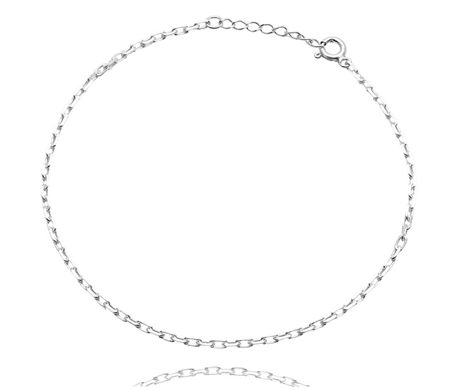 Bransoletka na nogę srebrna ankier AD070 1779/5