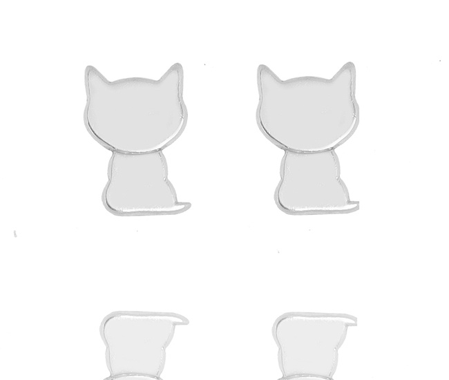 1384/4 Kolczyki srebrne 925 koty