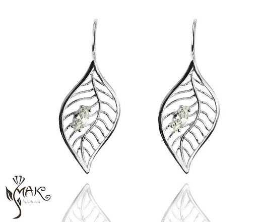 KOL480/18 KOLCZYKI SREBRNE Z CYRKONIĄ