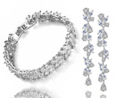 1370 Komplet z cyrkoniami na ślub (k1291/3 b599/824)