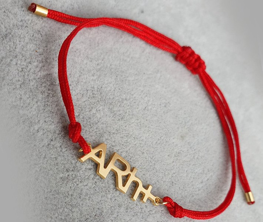 1091 bransoletka z grupą krwi srebro 925 złocone ,na sznureczku dowolna grupa krwi,