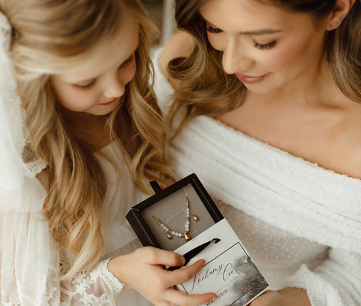 Elegancki komplet KROPLE złocony z cyrkonią 1875/1