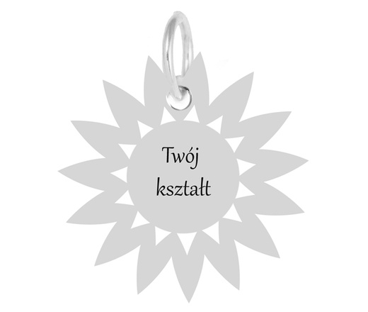 Zawieszka na specjalne zamówienie srebro 925 wg wskazań