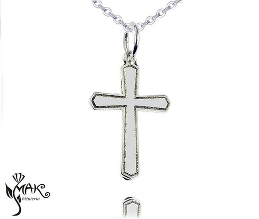 W792/1 NASZYNIK SREBRNY KRZYŻYK SREBRNY BIERZMOWANIE CHRZEST