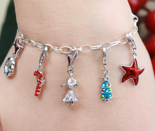 1596/16 bransoletka srebrna 925 baza do zawieszek charms