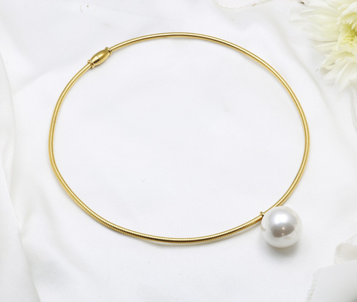 Naszyjnik pozłacany długi z regulowanym wisiorkiem 1878/3