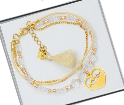 1264 bransoletka grawerowana samolot srebro 925 pozłacane