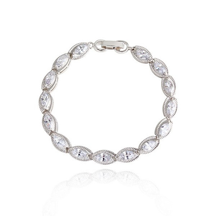 Kpl881 komplet ślubny, biżuteria ślubna z cyrkoniami b599/519 k599/561