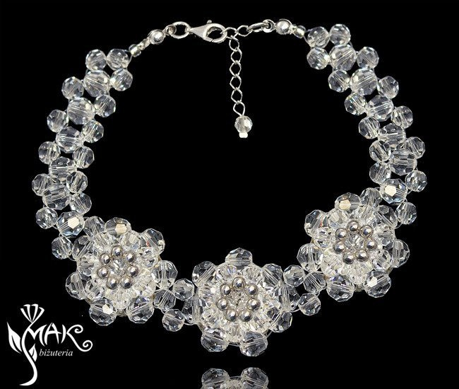 531 biżuteria ślubna bransoletka srebrna 925