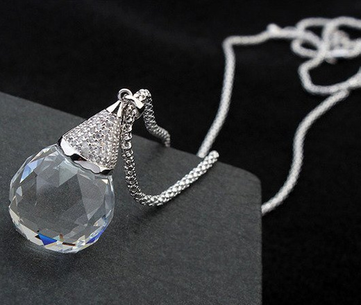 Nk 599/420 NASZYJNIK sopelek cyrkonie