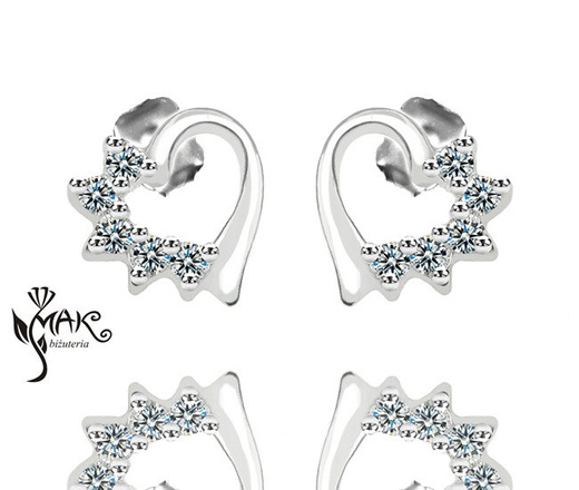 KPL801 serca KOMPLET celebrytka + pudełko z grawerem