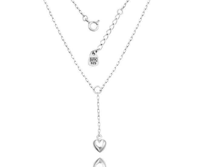 1249 naszyjnik  srebrny 925 serce