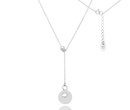 Naszyjnik  srebro 925 z kulą  regulowany wisiorek 1762