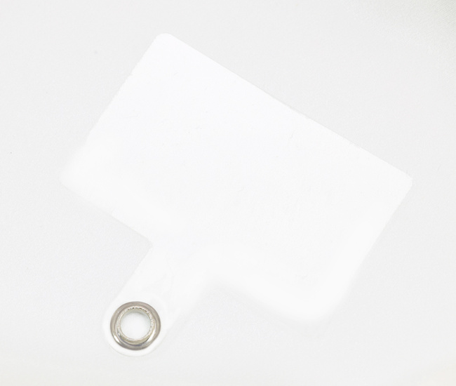 Metalowa zakładka do smyczki przeźroczysta