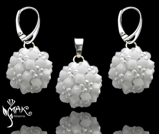 492 biżuteria ślubna komplet