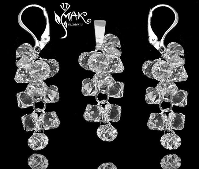 647 biżuteria ślubna komplet