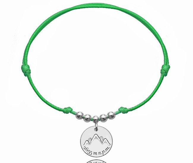 1181 bransoletka grawerowana kółeczko ażurowe góry srebro 925