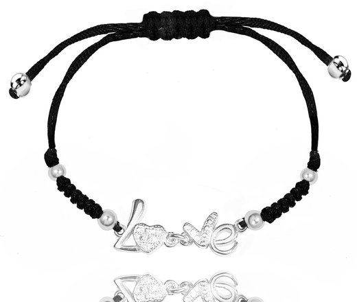 1471 bransoletka s. 925 z napisem LOVE