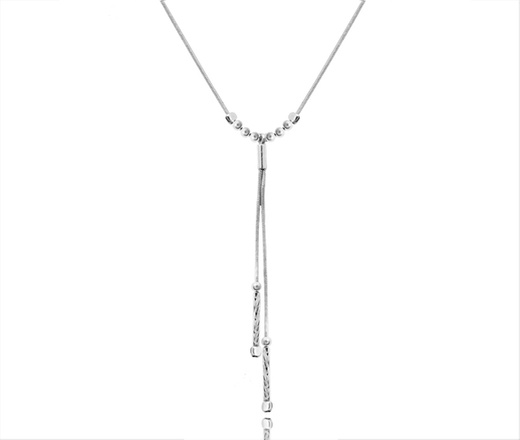 1301 komplet podwójne rurki kolczyki naszyjnik bransoletka