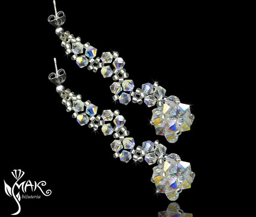 NK162 CAB NASZYJNIK Z KRYSZTAŁÓW SWAROVSKI ELEMENTS.