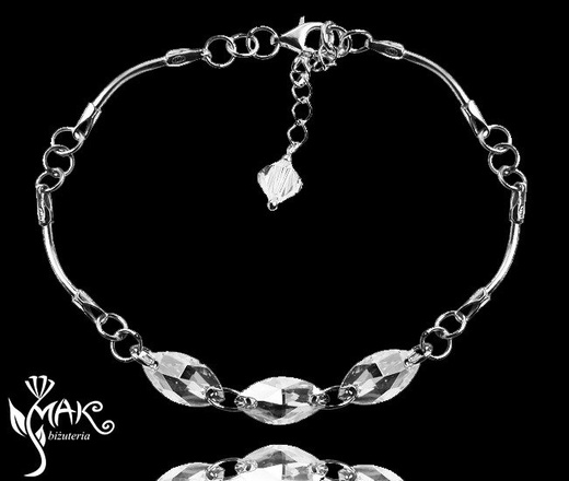 529 biżuteria ślubna komplet crystal