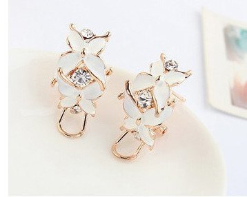 Kol  599/109  kolczyki kryształy złocone