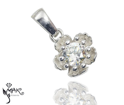 KOL480/7 KOLCZYKI SREBRNE Z CYRKONIĄ