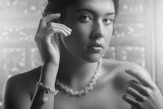 162 komplet biżuteria ślubna