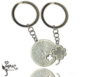 BK678 BRELOKI DO KLUCZY dla zakochanych z grawerem