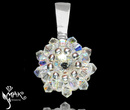 W634 biżuteria ślubna Swarovski WISIOREK CRYSTAL AB