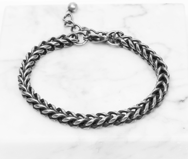 Bransoletka męska na grubym łańcuszku 1806/5