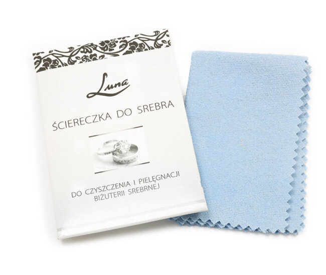 Ściereczka do czyszczenia biżuterii mała Luna