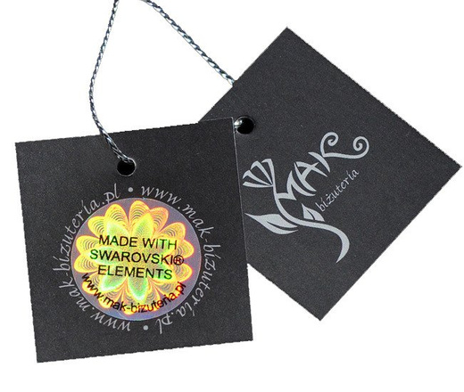 BR493 BRANSOLETKA SKÓRZANA Swarovski, bransoletka z grawerem