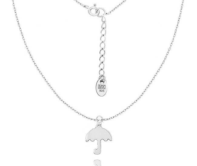 1565/1 naszyjnik srebrny 925 parasol