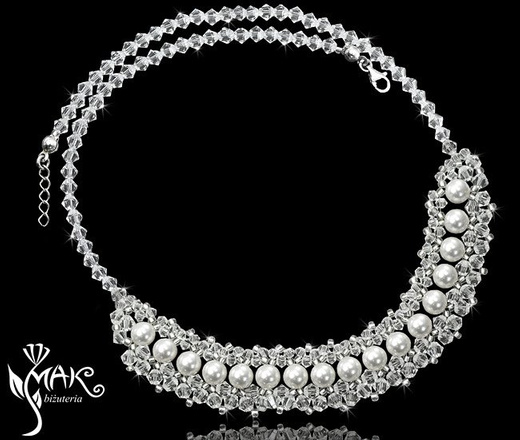 257 bransoletka z kryształków