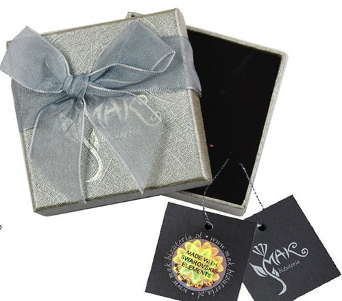 1230 komplet Swarovski Elements srebro 925 kostki VM