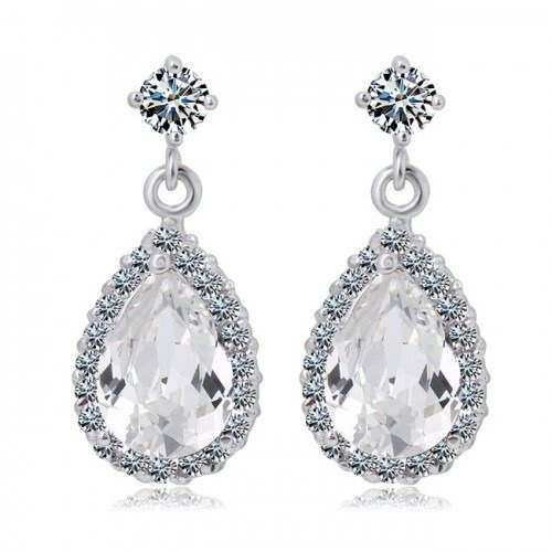 Kol  599/80 KOLCZYKI białe złoto