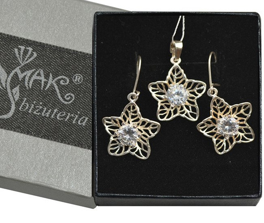 KOL480/17 KOLCZYKI SREBRNE Z CYRKONIĄ